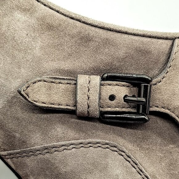 Tod's Italian Suede Leather Toe Studded Heel Boots - EU 35 - Picture 8 of 12